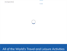 Tablet Screenshot of 1degreeworld.com